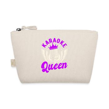 Queen Karaoke Bar, Party, Company Party, Women - Organic Pouch - nature - Front