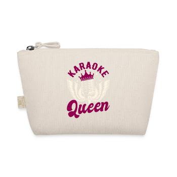 Queen Karaoke Bar, Party, Company Party, Women - Organic Pouch - nature - Front