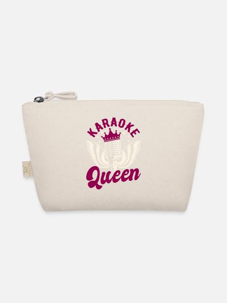 Queen Karaoke Bar, Party, Firmenfeier, Frauen - Bio-Täschchen - Natur - Vorne