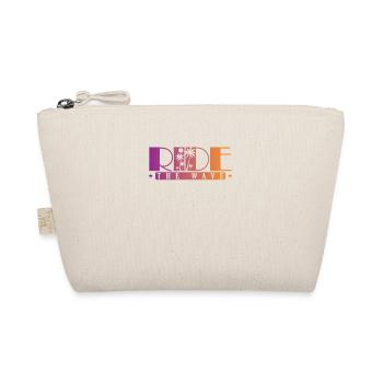 Ride the Wave surfing Water Sports Wind - Organic Pouch - nature - Front