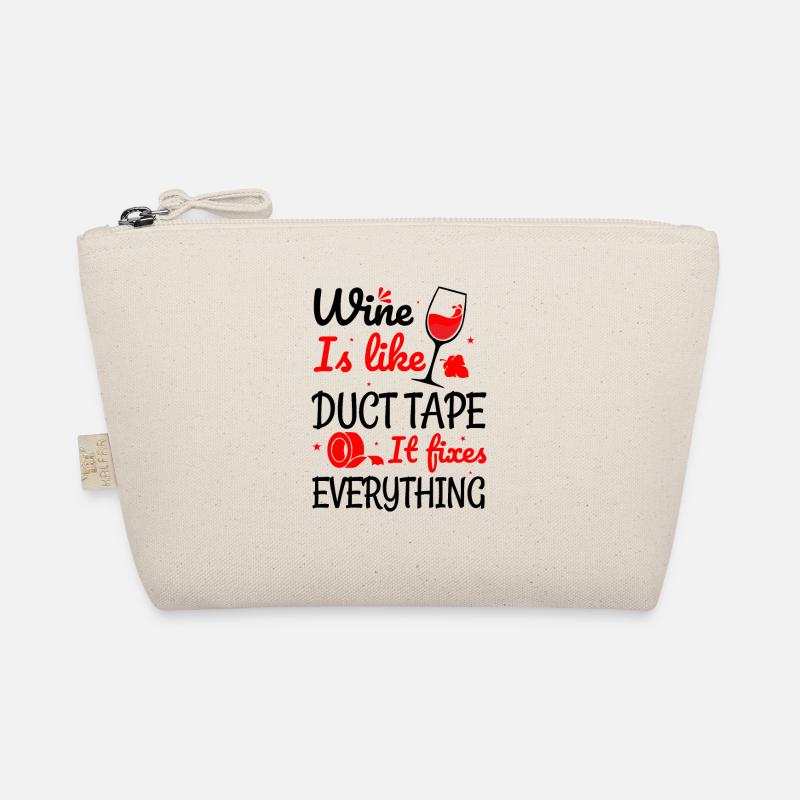 Wine is like tape Organic Pouch