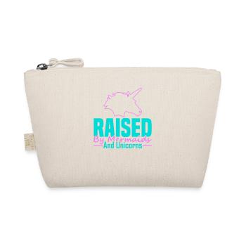 Raised by mermaids and unicorns - Organic Pouch - nature - Front