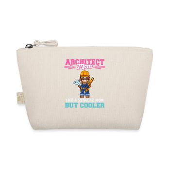 Architect Mom Like A Regualr Mom But Cooler - Bio-Täschchen - Natur - Vorne