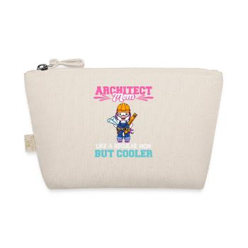 Architect Mom Like A Regualr Mom But Cooler - Bio-Täschchen - Natur - Vorne
