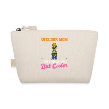 Maman soudeuse comme une maman régulière mais plus cool - Trousse biologique - nature - Devant