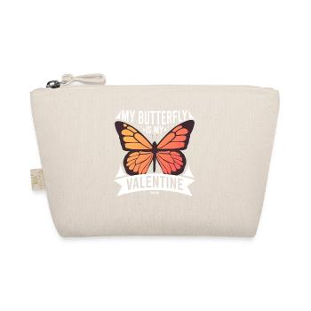 Mon papillon est mon Valentin - Trousse biologique - nature - Devant