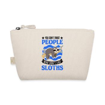 Sloth lover - Organic Pouch - nature - Front