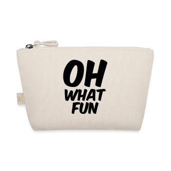Oh what fun - Bio-Täschchen - Natur - Vorne