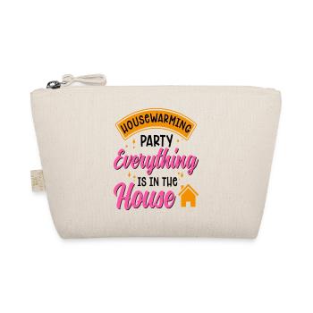 Housewarming Party Everything Is In The House - Bio-Täschchen - Natur - Vorne