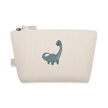 Kawaii Brachiosaurus - Organic Pouch - nature - Front