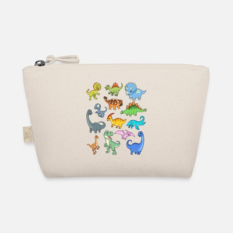 Many kawaii dinosaurs Organic Pouch
