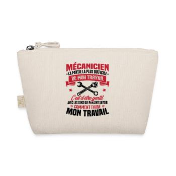Humour Cadeau pour Mécanicien - Trousse biologique - nature - Devant