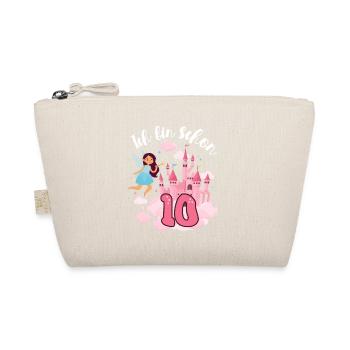 I am already 10 fairy magic castle 10. - Organic Pouch - nature - Front