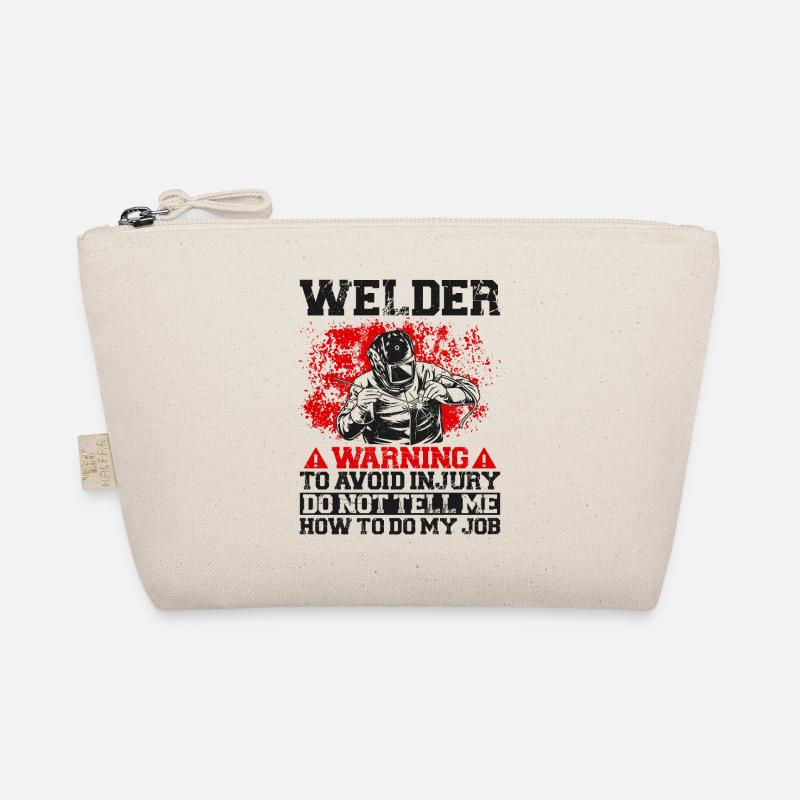 Welder Welding Vintage Welder - Bio-Täschchen - Natur