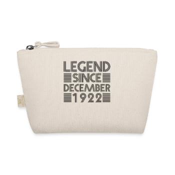 Legenden Geburtstag Dezember 1922 geboren Geschenk - Bio-Täschchen - Natur - Vorne