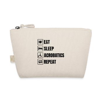 Eat Sleep Acrobatics Repeat Acrobat Gymnastics Gym - Bio-Täschchen - Natur - Vorne