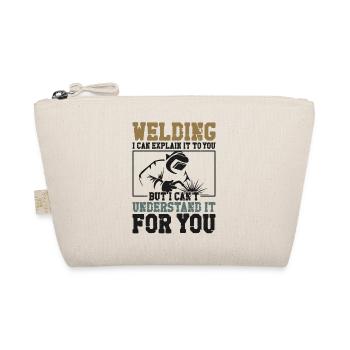 Welder Welding Vintage Welding I - Organic Pouch - nature - Front
