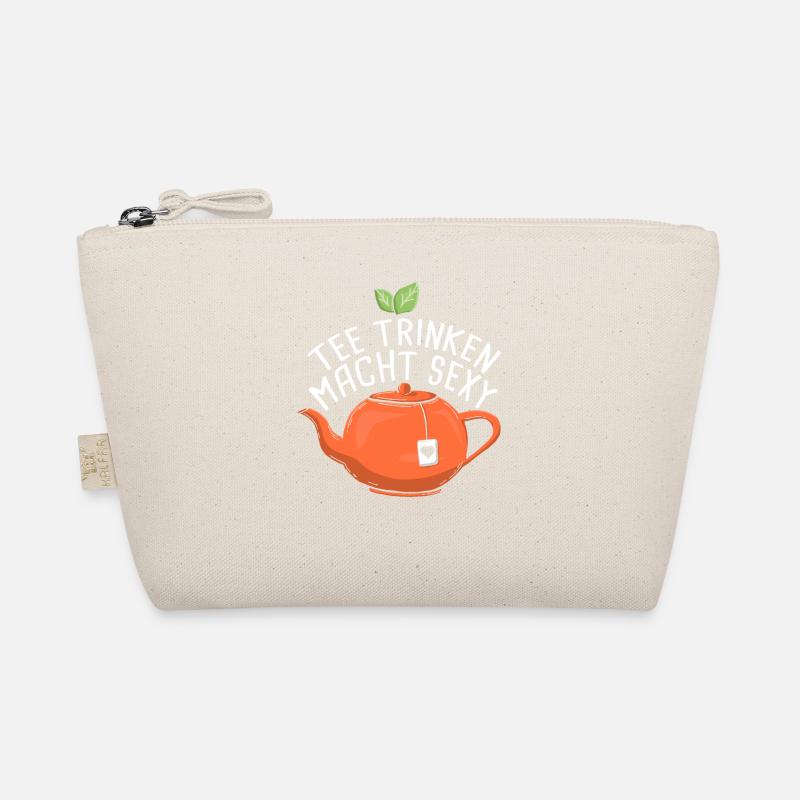 Lustiges gemütlich Bio Tee Trinker Spruch design Bio-Täschchen
