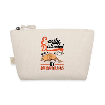 Easily distracted by Armadillo's Armadillo - Organic Pouch - nature - Front
