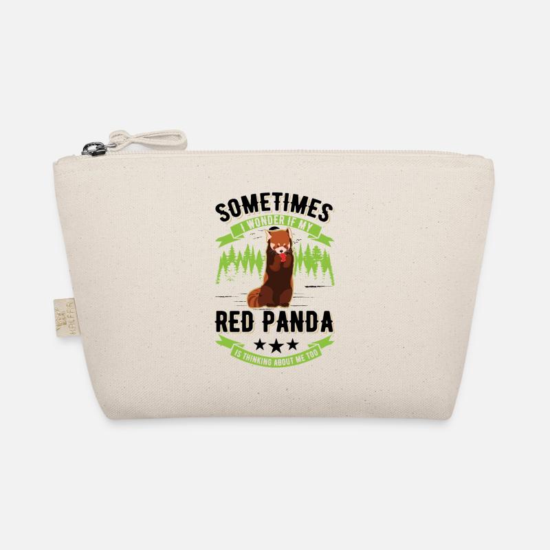 Roter Panda Geschenk Katzenbär Red Panda Bio-Täschchen