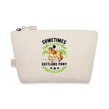 Shetland Pony Cadeau Shetland Pony Shetty - Trousse biologique - nature - Devant