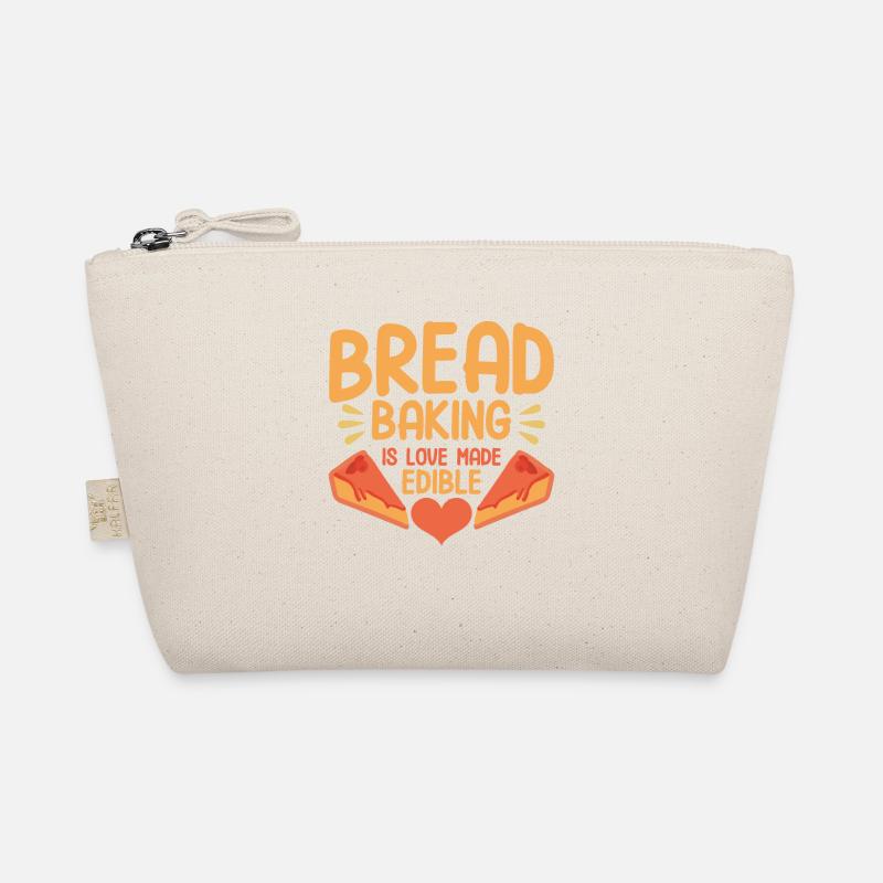 Brotbacken Geschenk Bäckerei Zitat Bäcker Bio-Täschchen