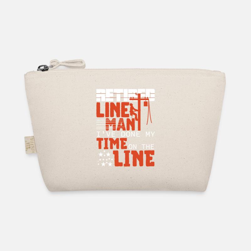 Retired Lineman Organic Pouch