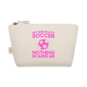Mother Sports Fan Football Gift - Organic Pouch - nature - Front
