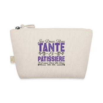 J'ai deux titres tante et Pâtissière. Cadeau . - Trousse biologique - nature - Devant