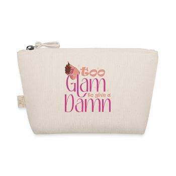 Too Glam To Give A Damn Nageldesigner - Bio-Täschchen - Natur - Vorne
