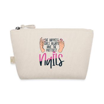 The Happiest Girls Have The Prettiest - Organic Pouch - nature - Front