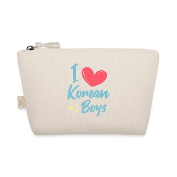J’aime les garçons coréens - Trousse biologique - nature - Devant