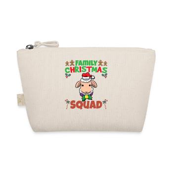 Family Matching Christmas Squad X-Mas Holidays - Organic Pouch - nature - Front