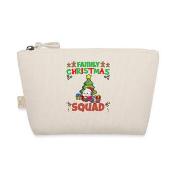 Family Matching Christmas Squad X-Mas Holidays - Organic Pouch - nature - Front