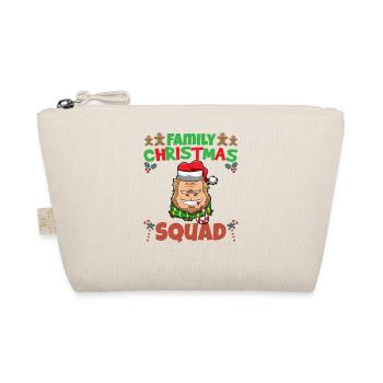 Family Matching Christmas Squad X-Mas Holidays - Organic Pouch - nature - Front