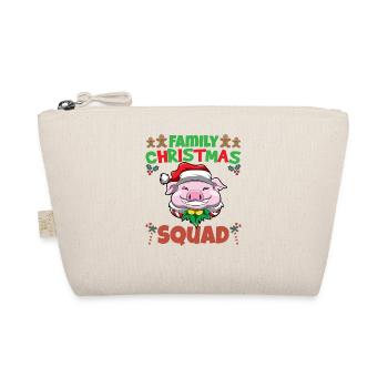 Family Matching Christmas Squad X-Mas Holidays - Bio-Täschchen - Natur - Vorne