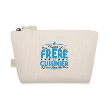 J'ai deux titres frère et Cuisinier. Cadeau frère. - Trousse biologique - nature - Devant