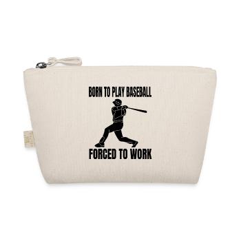 Baseball Lovers Baseball Game Baseball Gift - Organic Pouch - nature - Front