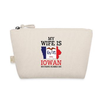 Nichts macht mir Angst Iowan Frau Iowa - Bio-Täschchen - Natur - Vorne