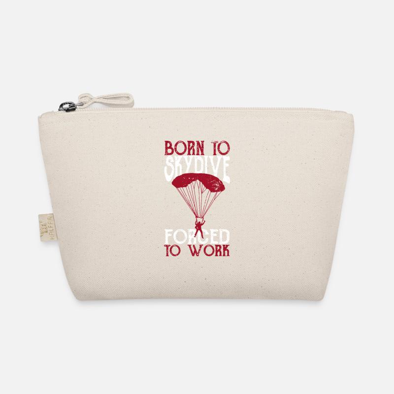 Né pour sauter en parachute Forcé de travailler Trousse biologique