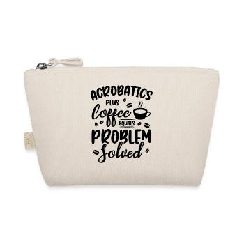 Acrobatics Plus Coffee Equals Problem Solved Acrob - Bio-Täschchen - Natur - Vorne