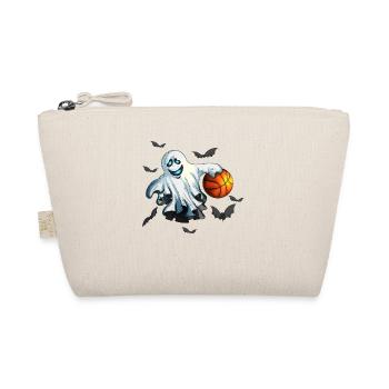 Gespenst spiel Basketball Fan Geister Feiertag - Bio-Täschchen - Natur - Vorne