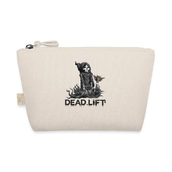 Sport Motivation Sensenmann Skelett Dead.Lift - Bio-Täschchen - Natur - Vorne