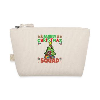 Family Matching Christmas Squad X-Mas Holidays - Organic Pouch - nature - Front