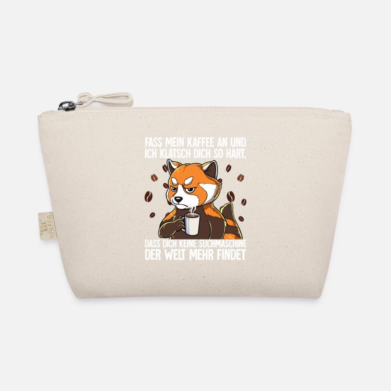 Fass mein Kaffee an und ich klatsch dich Kaffee Bio-Täschchen