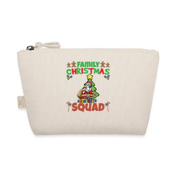 Family Matching Christmas Squad X-Mas Holidays - Organic Pouch - nature - Front