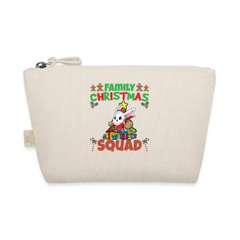 Family Matching Christmas Squad X-Mas Holidays - Organic Pouch - nature - Front