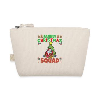 Family Matching Christmas Squad X-Mas Holidays - Organic Pouch - nature - Front
