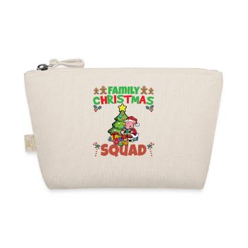 Family Matching Christmas Squad X-Mas Holidays - Organic Pouch - nature - Front