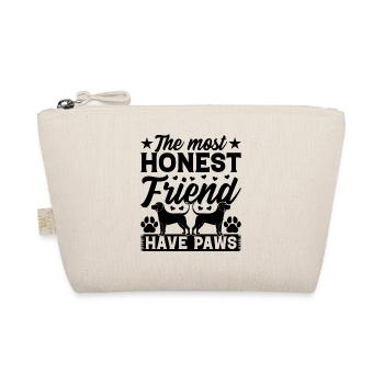 The Most Honest Friend Have Paws - Dog Lover - Bio-Täschchen - Natur - Vorne